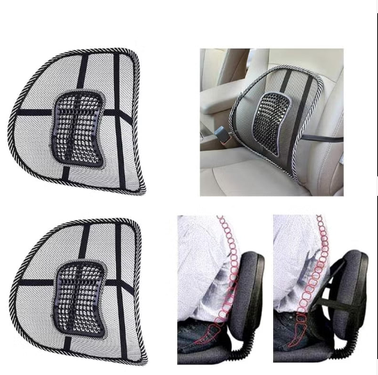Drive in Comfort – Mesh Lumbar Pillow for Perfect Back Support