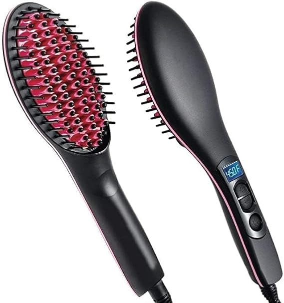 Szentpeter Simply 2 in 1 Hair Curler and Straightener Brush