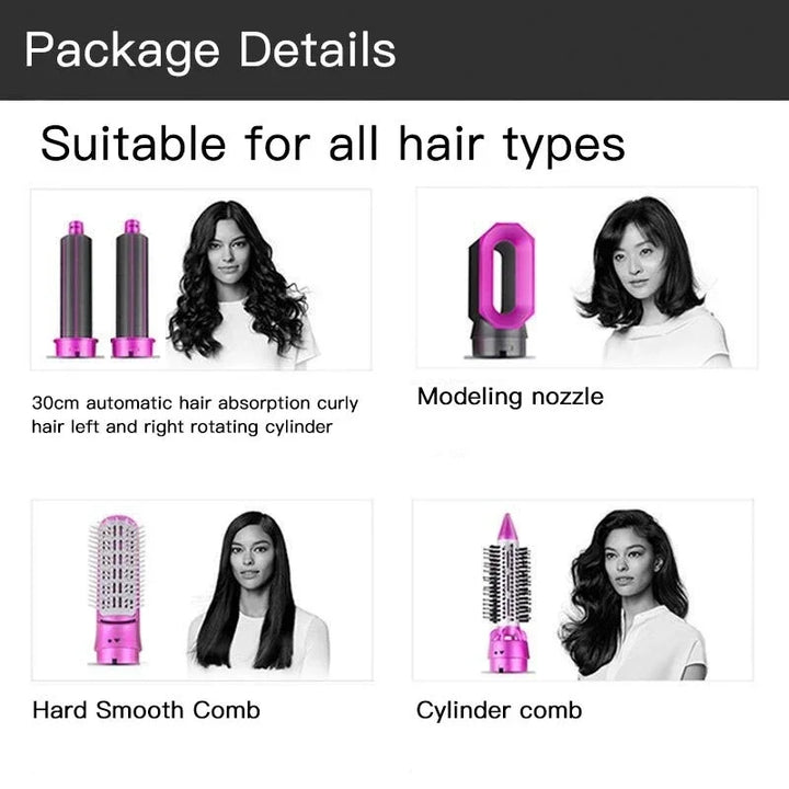 Hot Air Brush 5 in 1 Hair Dryer Brush
